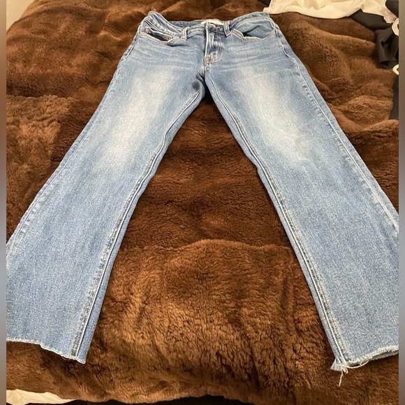 EUC Vervet Straight Leg Ankle Fray Jeans - Picture 1 of 8
